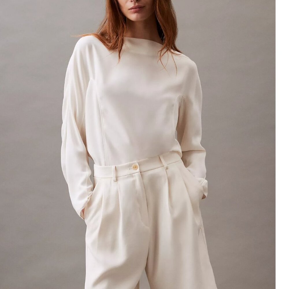 NWT Calvin Klein Flowing Long Sleeve Top Sold Out